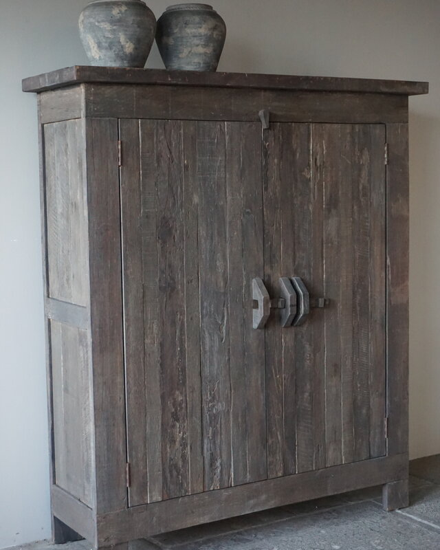 Rene Houtman Kast Besa | Driftwood | H160 x B140 x D45 Cm