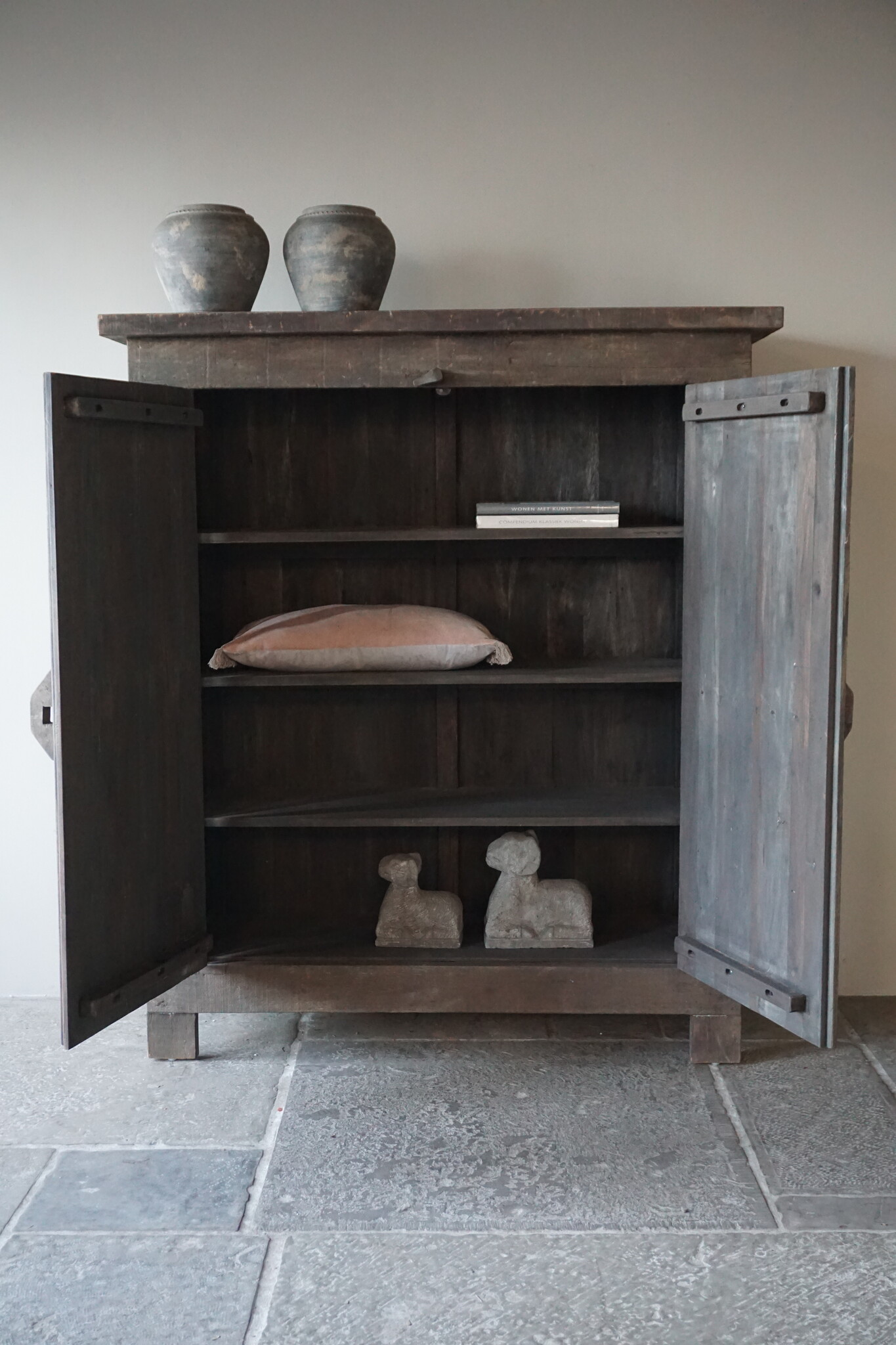 Rene Houtman Kast Besa | Driftwood | H160 x B140 x D45 Cm