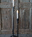 PTMD LED Diner Kaars | Rustic Silver | 2 Stuks | Beweegbare Vlam