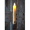 LED Diner Kaars | Rustic Gold | 2 Stuks | Beweegbare Vlam