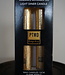 PTMD LED Diner Kaars | Rustic Gold | 2 Stuks | Beweegbare Vlam