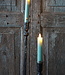 PTMD LED Diner Kaars | Teal | 2 Stuks | Beweegbare Vlam