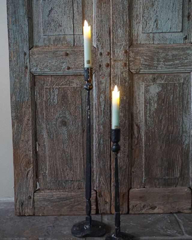 PTMD LED Diner Kaars | Sage Leaf | 2 Stuks | Beweegbare Vlam
