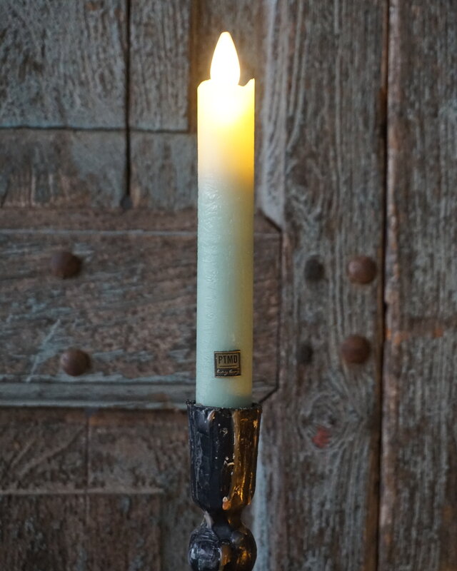 PTMD LED Diner Kaars | Sage Leaf | 2 Stuks | Beweegbare Vlam