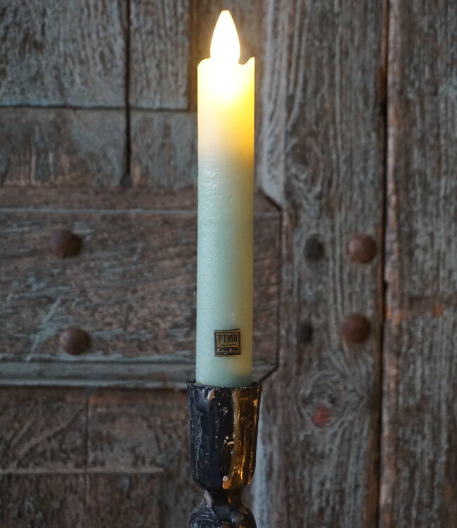 PTMD LED Diner Kaars | Sage Leaf | 2 Stuks | Beweegbare Vlam