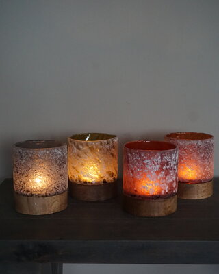 Brynxz Windlichten | Set Van 4 | H13 x D11 cm