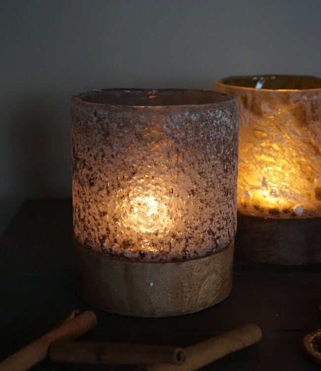 Brynxz Kleurrijke Windlichten | Set Van 4 | H13 x D11 cm