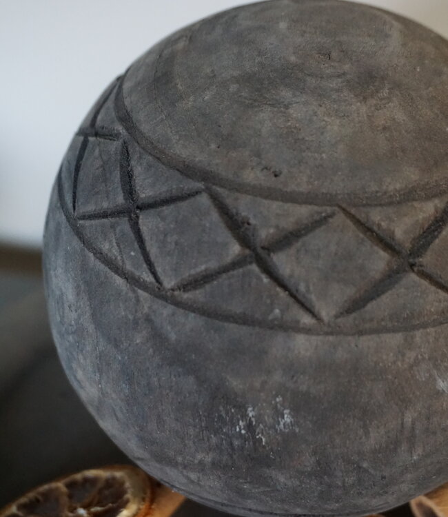 Rene Houtman Houten Bal | Grey | Nr 2 | D11 cm