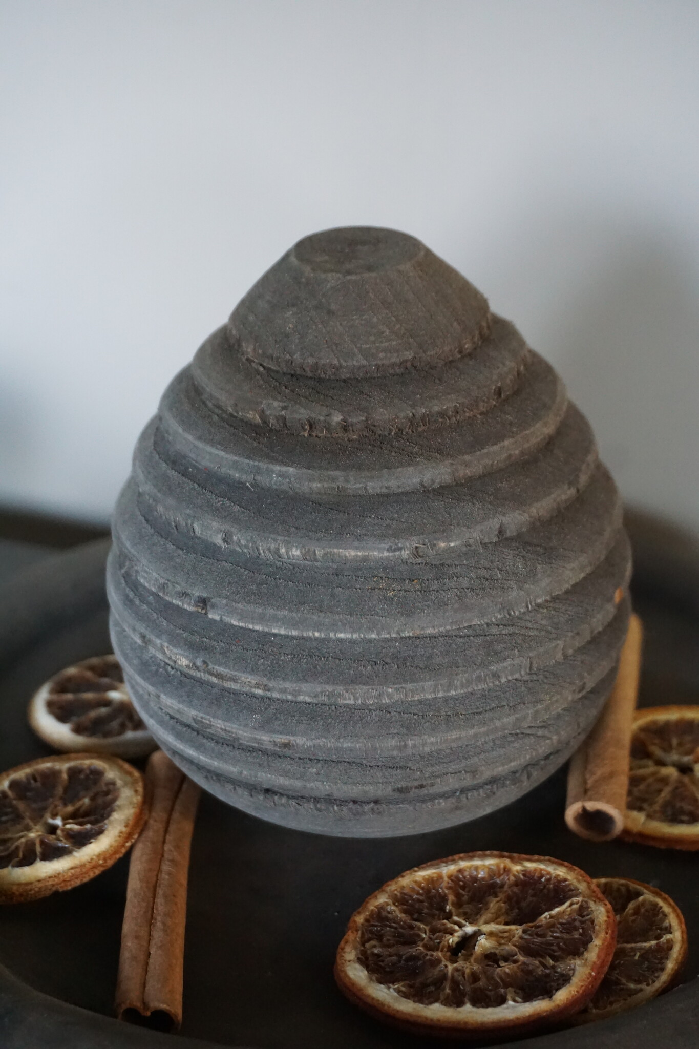 Rene Houtman Houten Bal | Grey | Nr 4 | D11 cm