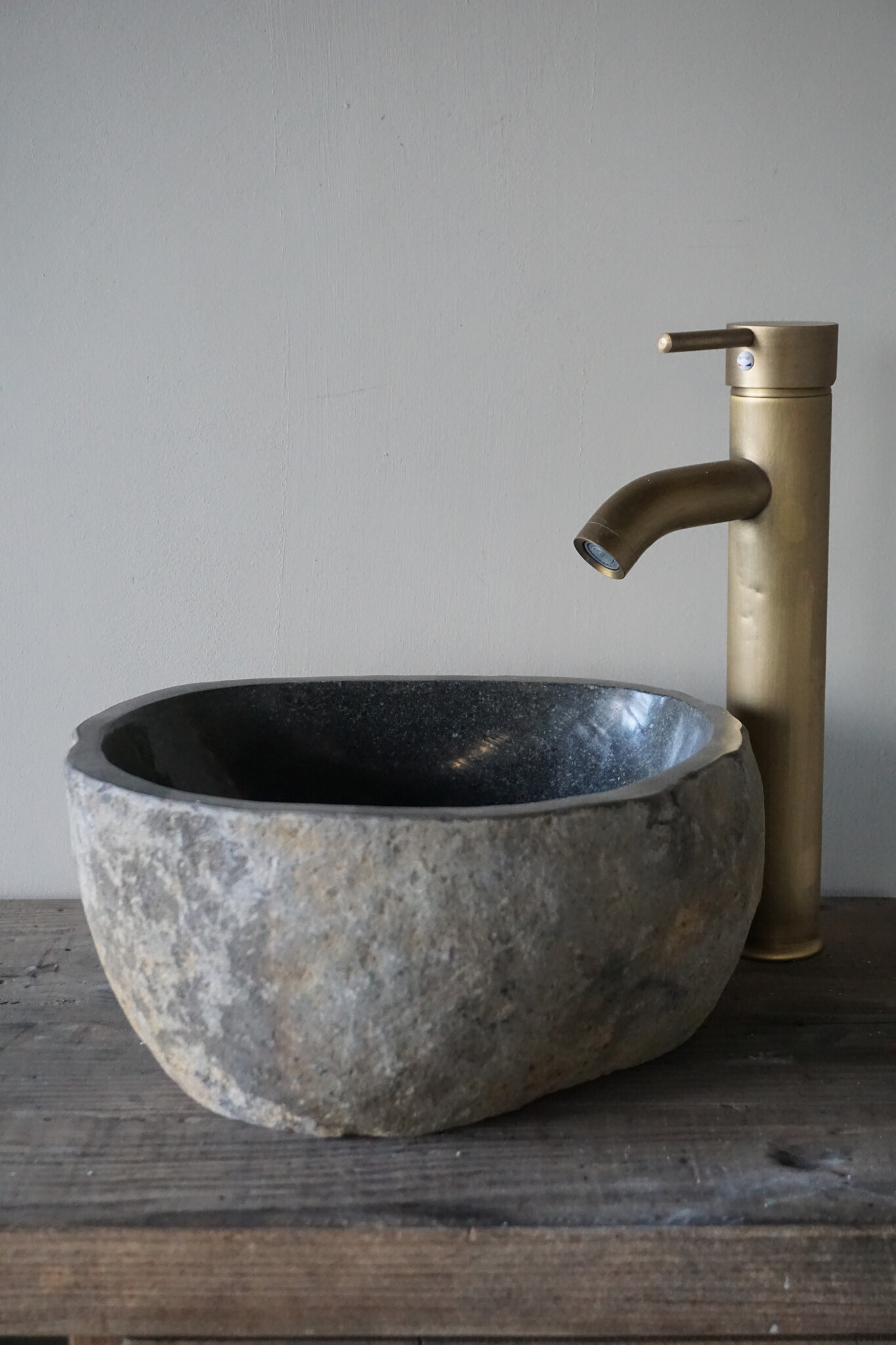 Rene Houtman Kleine Stenen Waskom + Spoelgat B29xD26xH14 cm