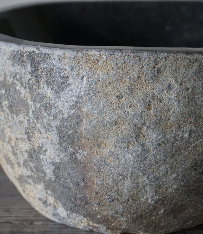 Rene Houtman Kleine Stenen Waskom + Spoelgat B29xD26xH14 cm