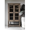 Oude Vitrinekast | Rustiek Verweerd | H188 x B94 x D47 cm