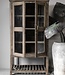 Be-Uniq Oude Vitrinekast | Rustiek Verweerd | H188 x B94 x D47 cm