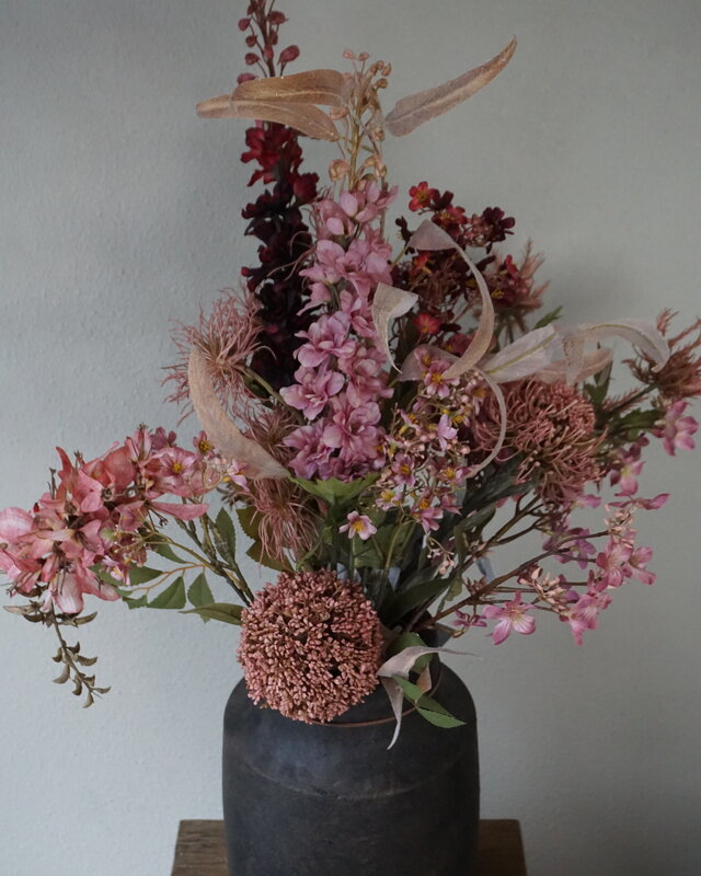 Brynxz Kunstbloemen Boeket | Roze | Zijden
