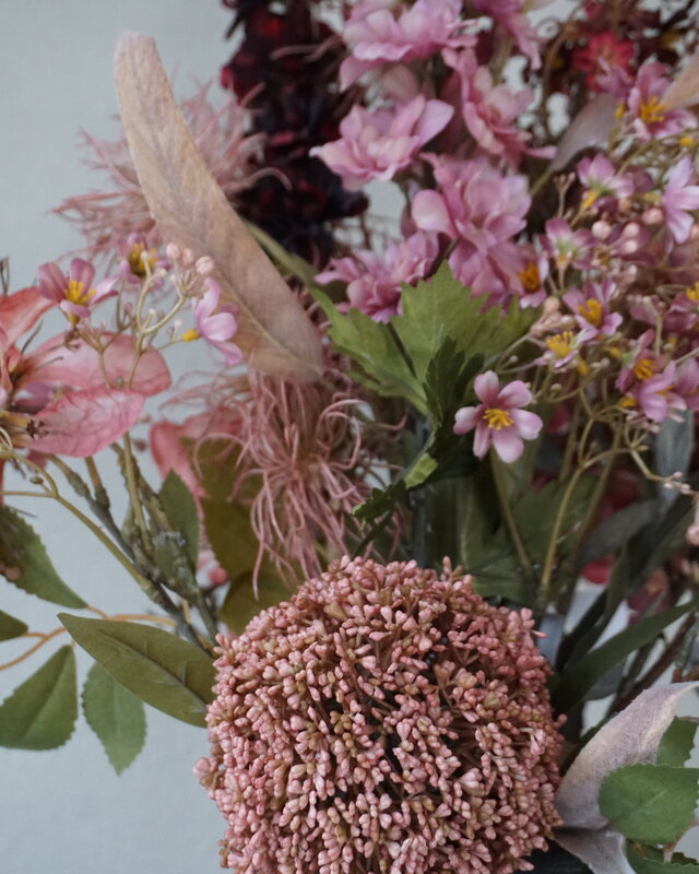 Brynxz Kunstbloemen Boeket | Roze | Zijden