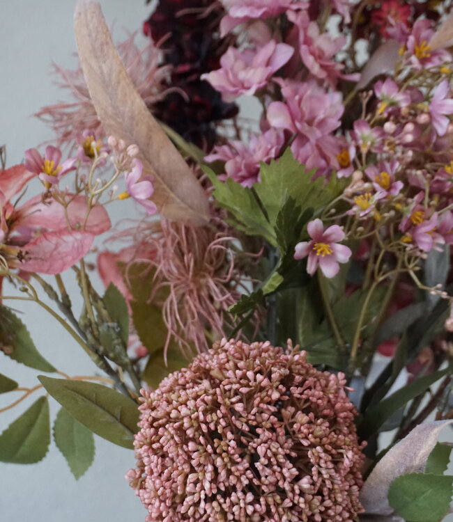 Brynxz Kunstbloemen Boeket | Roze | Zijden
