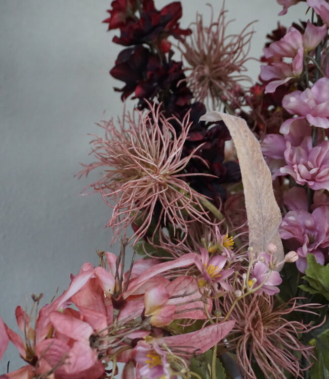 Brynxz Kunstbloemen Boeket | Roze | Zijden