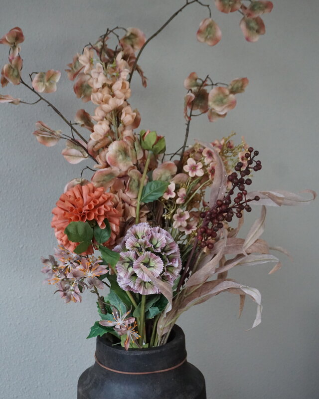 Brynxz Kunstbloemen Boeket | Zachtroze | Zijden