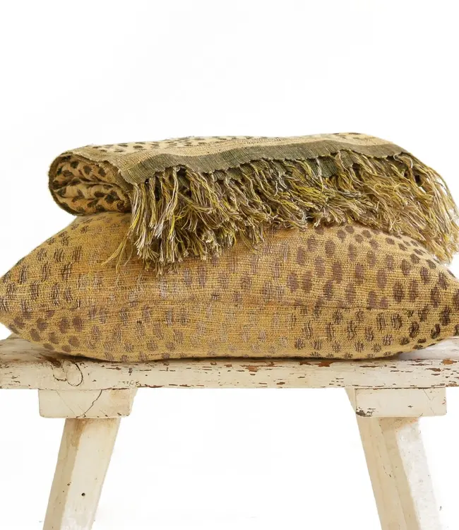 ML Fabrics Jaguar Linnen Kussen | H50 x B50 cm