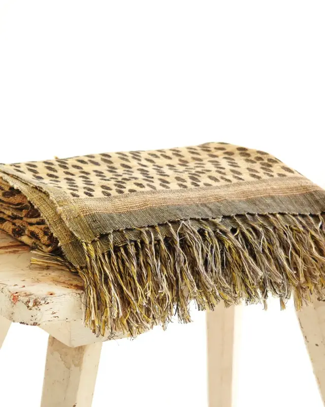 ML Fabrics Jaguar Linnen Plaid | H130 x B170 cm