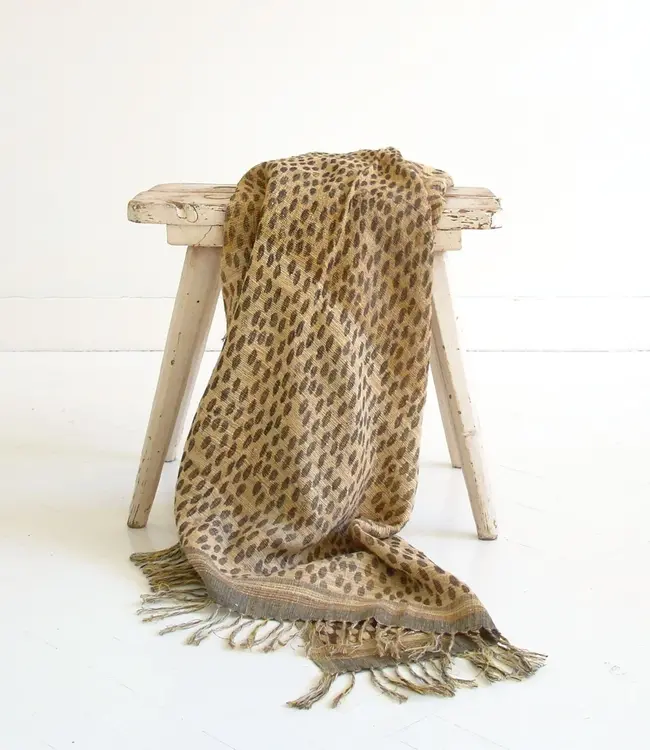 ML Fabrics Jaguar Linnen Plaid | H130 x B170 cm