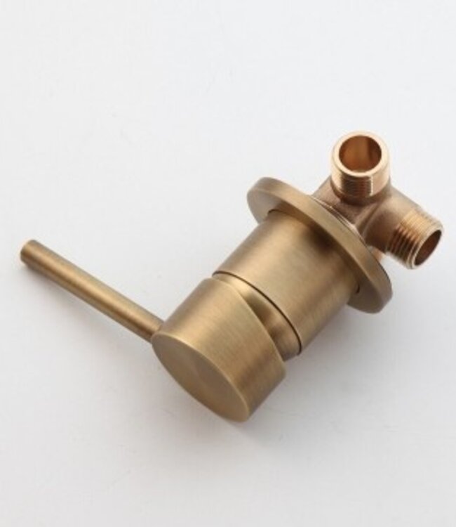 Rene Houtman Ingebouwde Muurkraan - Brons met los binnenwerk