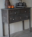 Rene Houtman Oude Wandtafel Verweerd | H82 x B101 x D51 cm