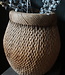 Rene Houtman Oude Vismand | Vergrijsd Riet | H37 x D28 cm