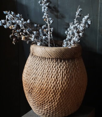 Rene Houtman Oude Vismand | Vergrijsd Riet | H37 x D28 cm