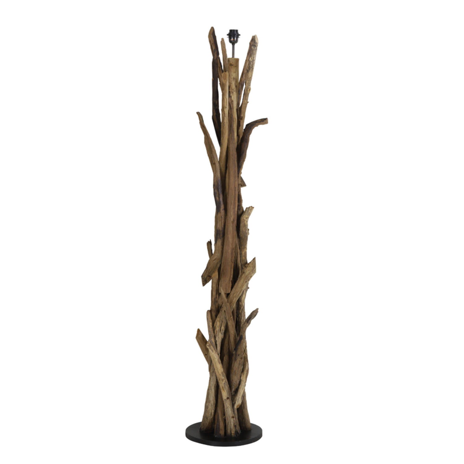 Light&Living Vloerlamp Vidin | Hout | Ø35 x H182 cm
