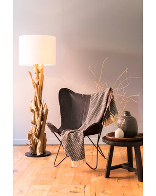 Light&Living Vloerlamp Vidin | Hout | Ø35 x H133 cm