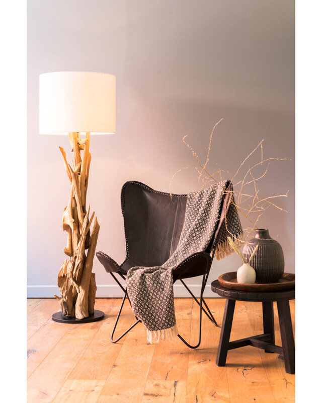 Light&Living Vloerlamp Vidin | Hout | Ø35 x H133 cm