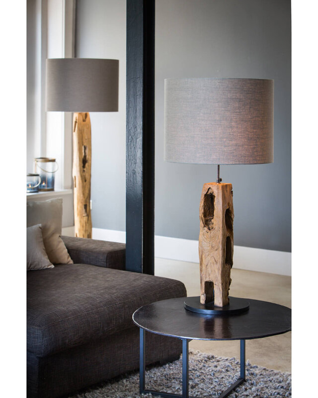 Light&Living Vloerlamp Karlovo | Hout | Ø35 x H137-144 cm