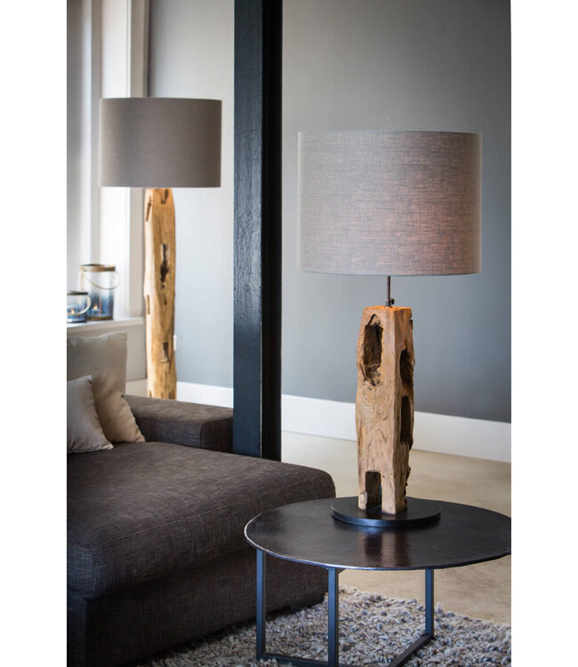 Light&Living Vloerlamp Karlovo | Hout | Ø35 x H137-144 cm