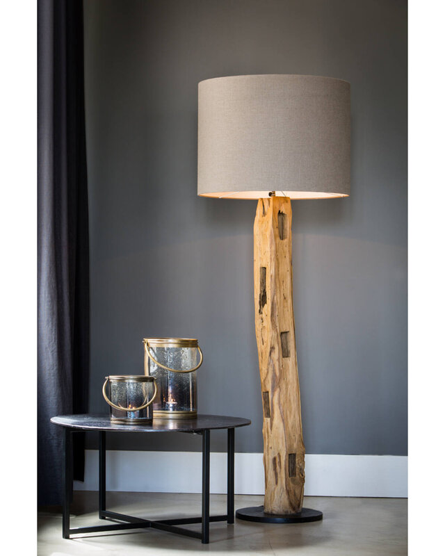 Light&Living Vloerlamp Karlovo | Hout | Ø35 x H137-144 cm