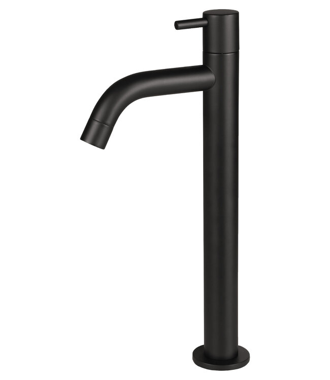 Differnz Koudwaterkraan Hoog | Mat Zwart | H28,5xD11,5 cm