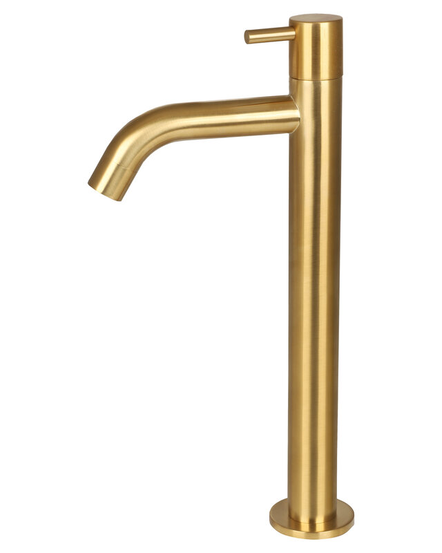 Differnz Koudwaterkraan Hoog | Mat Goud | H28,5xD11,5 cm