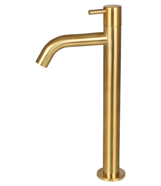 Differnz Koudwaterkraan Hoog | Mat Goud | H28,5xD11,5 cm