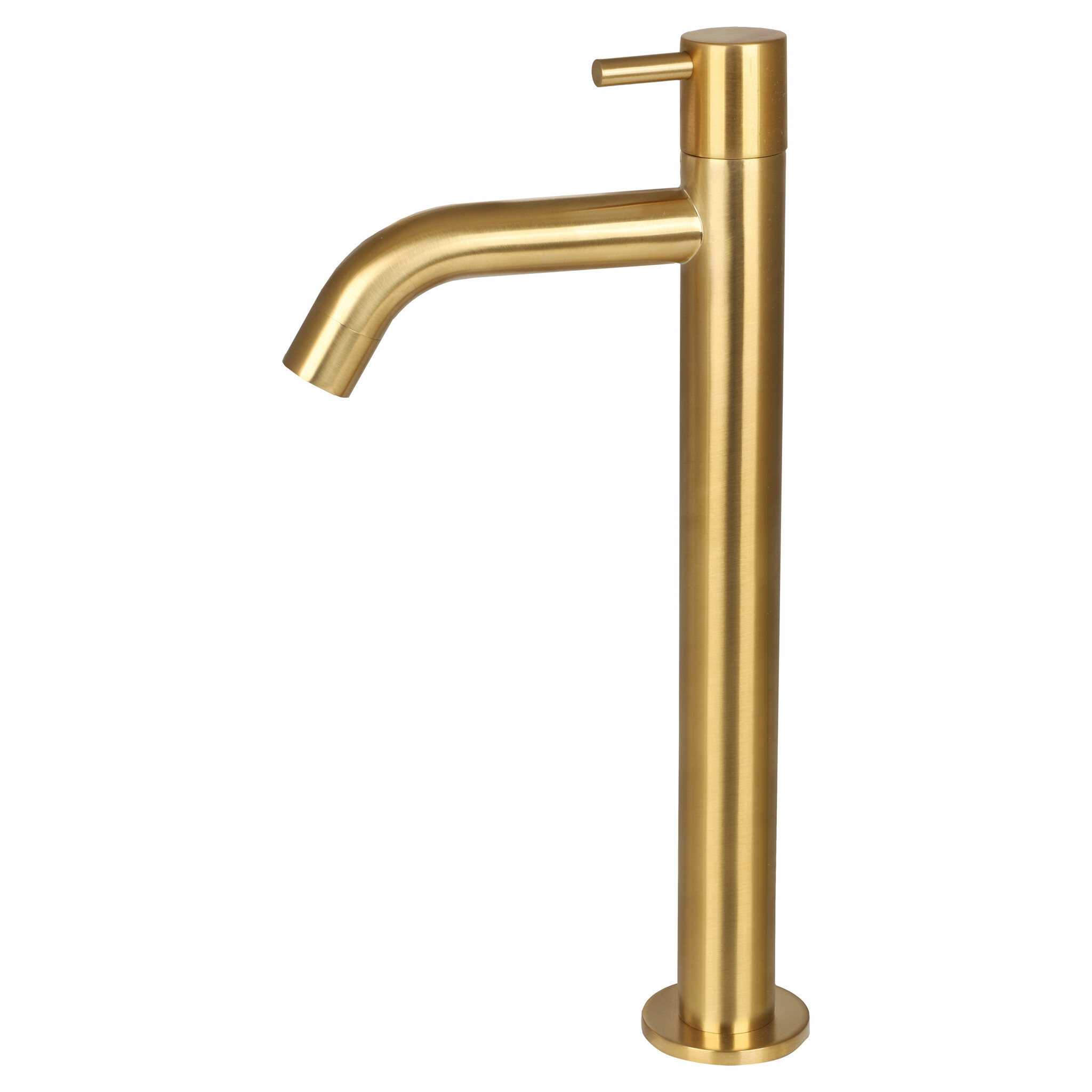 Differnz Koudwaterkraan Hoog | Mat Goud | H28,5xD11,5 cm