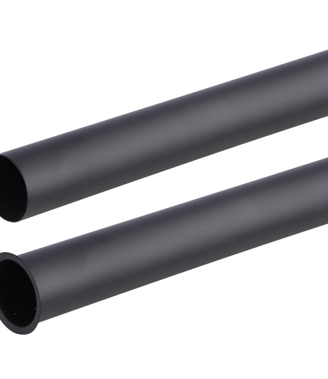 Differnz Sifon Buis | Zwart | L29,5 cm