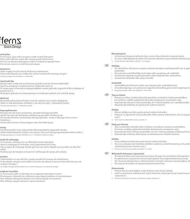 Differnz Fontien | RVS | Gun Metal | H11 x B40 x D22 cm