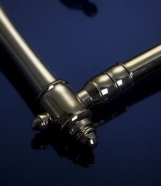 Rene Houtman Nostalgische Wastafelkraan | Antiek Goud | H27,5 cm