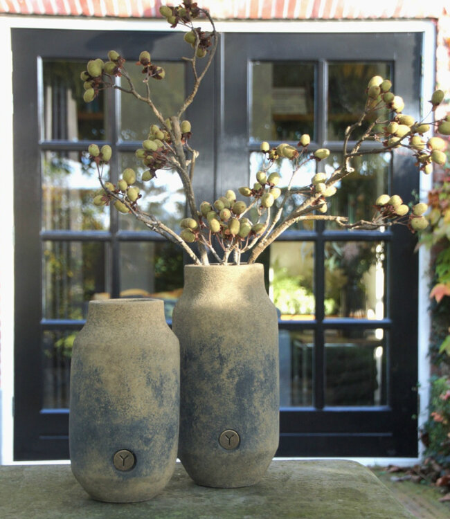 Brynxz Vaas Edge | Ancient Earth | H35 x D16 cm