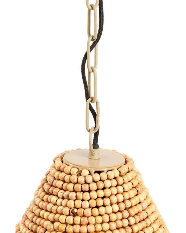Light&Living Hanglamp Kabinda | Naturel | H51 x Ø40 cm