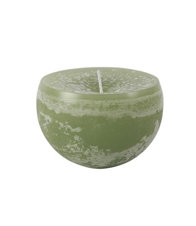 Countryfield Drijfkaars Bollie | Groen | H5,5 x Ø8 cm | 3 Stuks