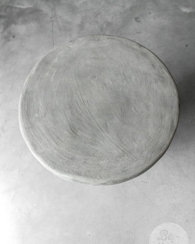 Be-Uniq Bijzettafel | Drum | Organic Collection H46 x D42 cm