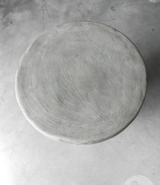 Be-Uniq Bijzettafel | Drum | Organic Collection H46 x D42 cm