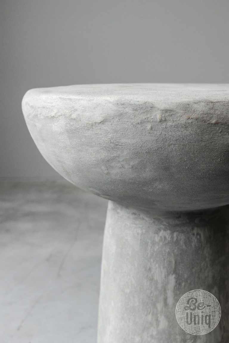 Be-Uniq Bijzettafel | Drum | Organic Collection H46 x D42 cm