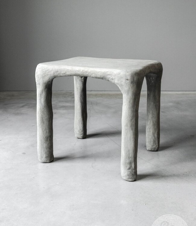 Be-Uniq Bijzettafel | 4 Poten | Organic Collection H41 x B42 x D35 cm