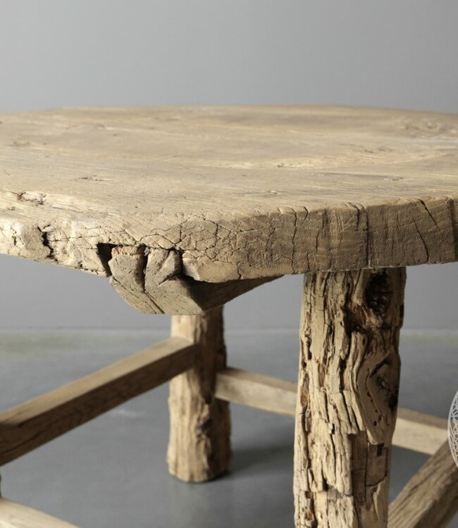 Be-Uniq Origineel Oude Ronde Tafel | China | H72 x D100 cm